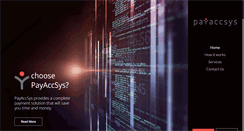 Desktop Screenshot of payaccsys.com